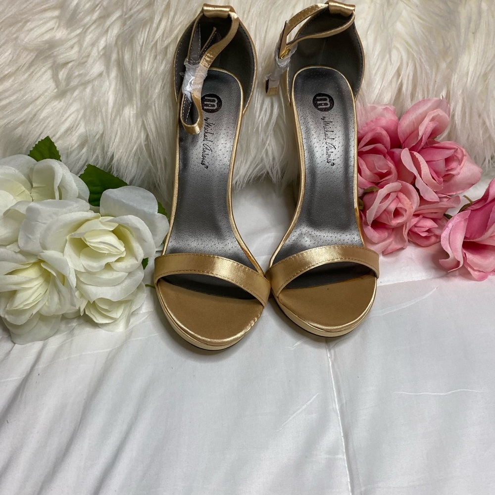 SALE!! Michael Antonio Studio Gold Heels